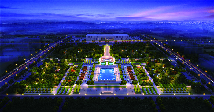 陜西渭南市民公園停車場(chǎng)